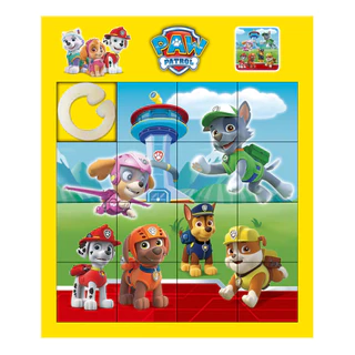 paw patrol ของเล่นเด็ก บอร์ดตัวเลข การ์ตูนทีม เสริมการศึกษาเด็ก ปริศนาจิ๊กซอว์