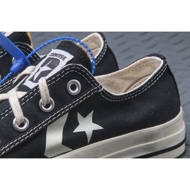 ♞,♘Original Converse Star Player Ox Fashion Canvas Shoes Converse Chevr one star CX-PRO 1970s black