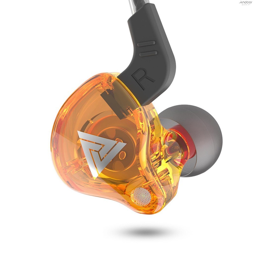 Qkz AK6 หูฟังอินเอียร์ HiFi 3.5 มม. พร้อมไมโครโฟน สําหรับวิ่ง