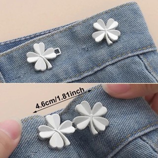 กระดุมเย็บเอว ถอดออกได้ ขนาดใหญ่ สําหรับกางเกงยีน 1 คู่