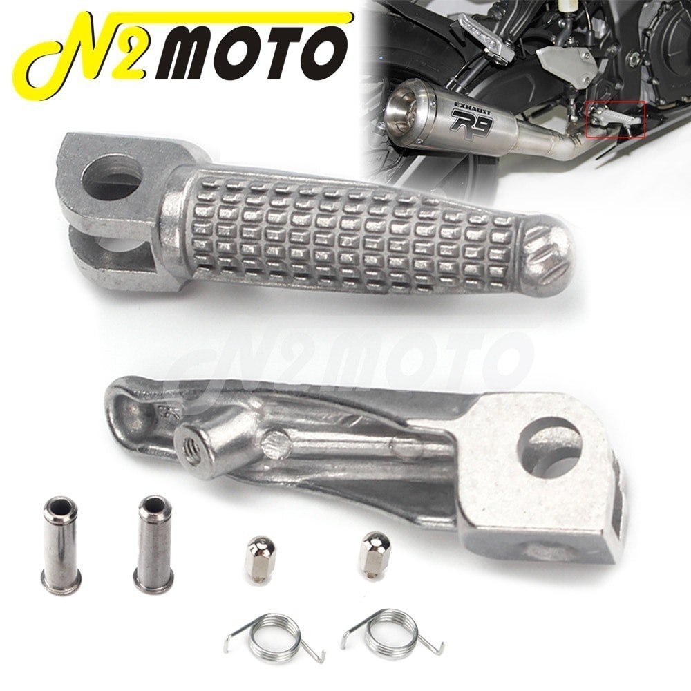 N2 Aluminum Motorcycle Front Passenger Foot Peg For Kawasaki ZX-R9 98-03 ER 6N 6F Ninja 650R 09-13 Z