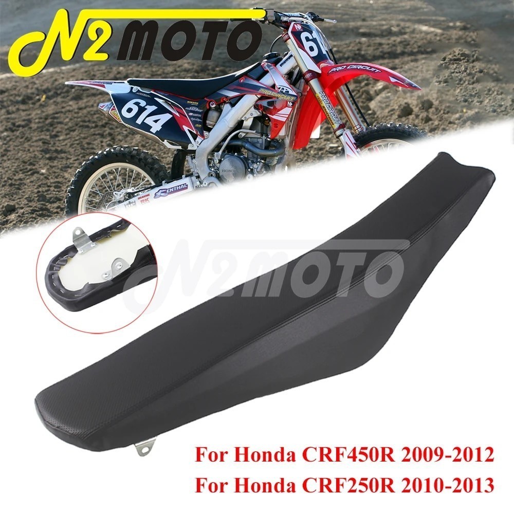 N2 Motorcycle Enduro Racing Bike Black Cushion Seat Off Road Motocross Soft Seat Base For Honda CRF2