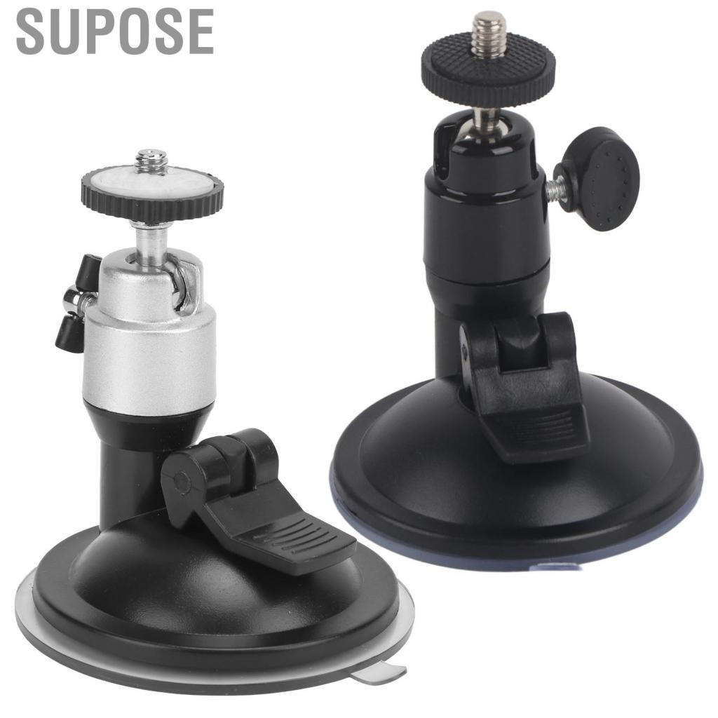 Supose Universal Camera Car Mount Windshield Suction Cup with Ball Head for GoPro Hero 10 9 DJI Action 2 insta360 GO