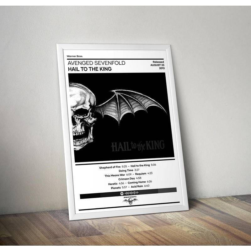 Avenged Sevenfold - ภาพพิมพ์  | โปสเตอร์อัลบั้มเพลง ปกคลุมงานศิลปะ