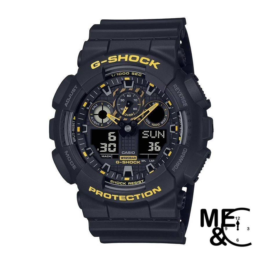 CASIO G-SHOCK GA-100CY-1ADR ของแท้ ประกันศูนย์ CMG