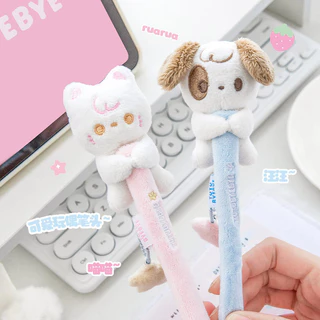 Cdaily|เคสปากกาเจล รูปตุ๊กตาน่ารัก สําหรับตกแต่ง