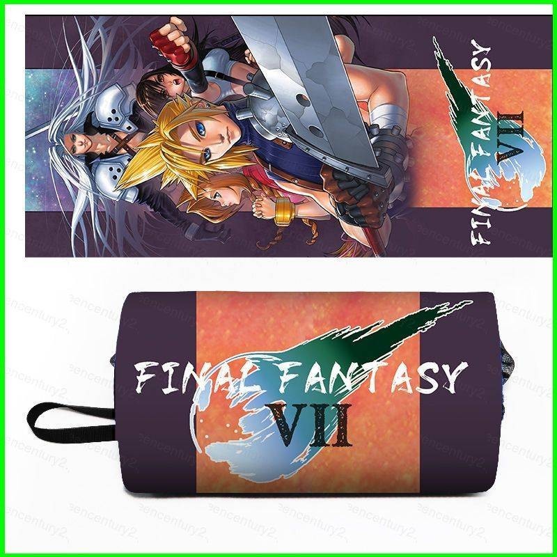 Yg กระเป๋าดินสอ ลายการ์ตูนอนิเมะ Final Fantasy Cloud Strife ความจุขนาดใหญ่ สําหรับนักเรียน