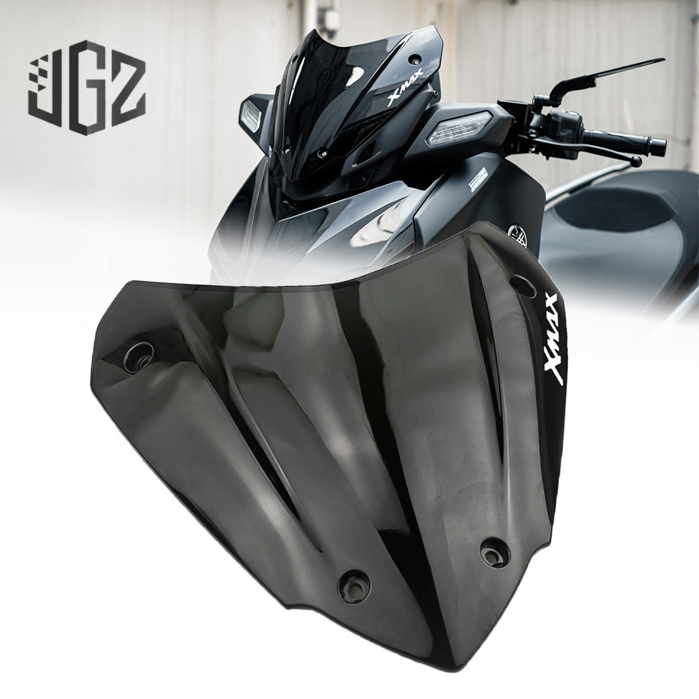 ชิวหน้า yamaha xmax300 connected 2023 2024 ทรงศูนย์ สีดำ แถมน็อตพร้อมใส่