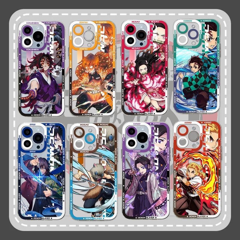 เคสโทรศัพท์มือถือ TPU ใส แบบป้องกันเต็มเครื่อง ลายอนิเมะดาบพิฆาตอสูร สําหรับ OPPO A5S A12 A12S A15 A15S A35 A16 A16S A54S A16K A5 A9 A31 A53 A33 2020 A54 A73 F17 A1K C53