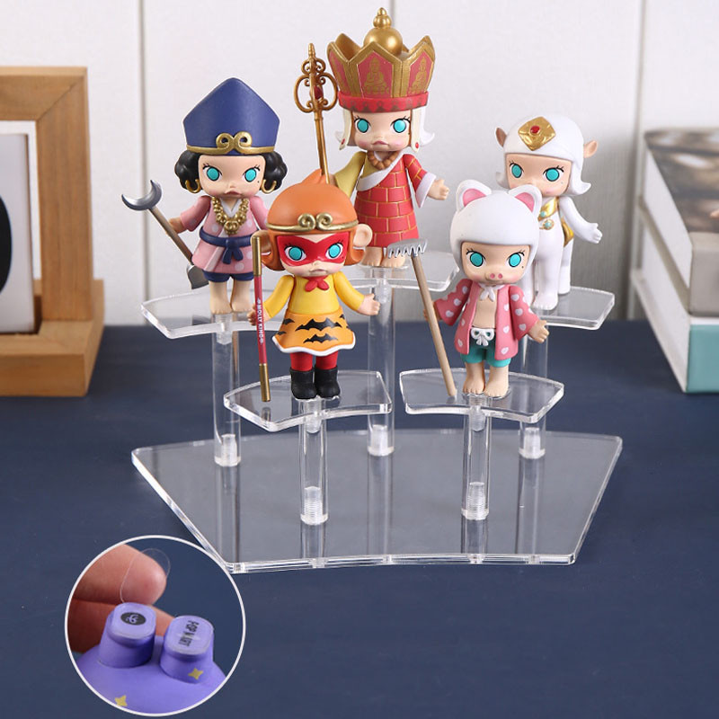 100pcs กาวติดโมเดล สติกเกอร์ใส กาวสองหน้า ติดโมเดล ลอกออกได้  ไม่เป็นคราบ กาวติดโมเดล สติกเกอร์ตั้งโมเดล - รูปที่ 3