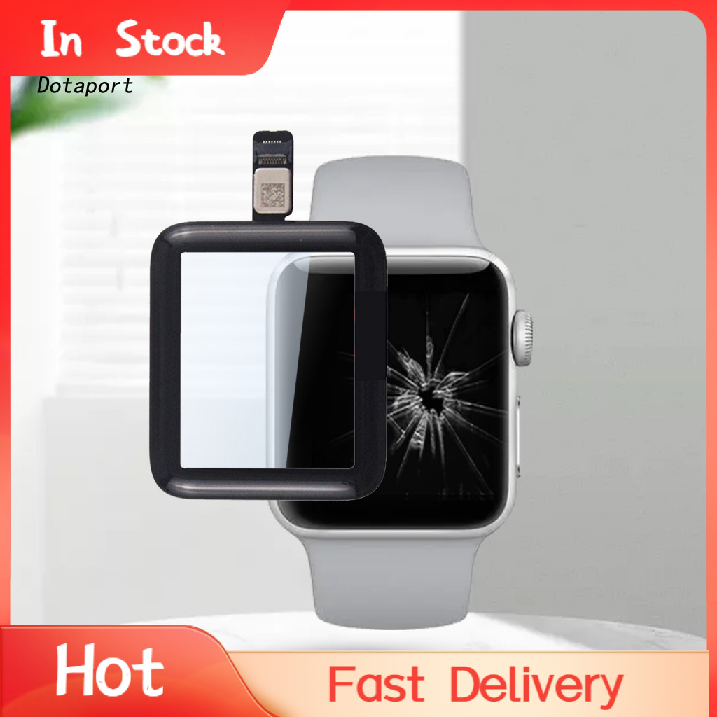 Kddt- ฝาครอบหน้าจอสัมผัสดิจิทัล LCD พร้อมสายแพ แบบเปลี่ยน สําหรับ Apple Watch Series 2 3 4 5 SE