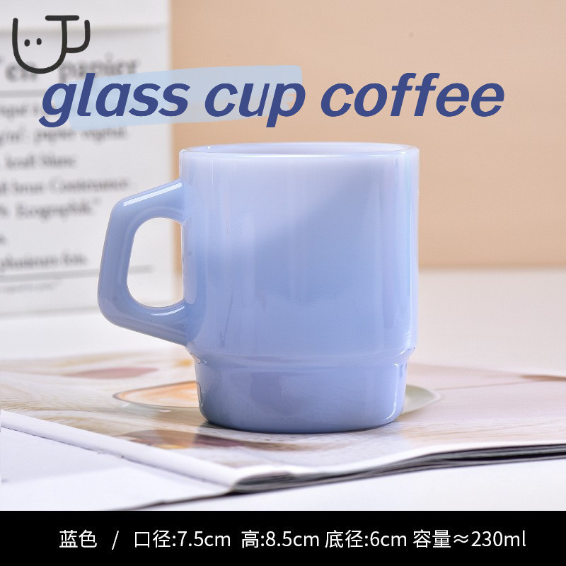 แก้วมัก ใส่ครีม กาแฟ หยกพอร์ซเลน สไตล์เกาหลี ญี่ปุ่น