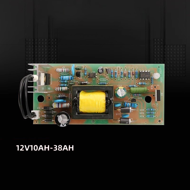 a เครื่องชาร์จแบตเตอรี่ 12v4A แบตเตอรี่อัจฉริยะ ปิดอัตโนมัติ น้ำแห้ง แผงวงจรสากล 12AH-36AH อุปกรณ์เส