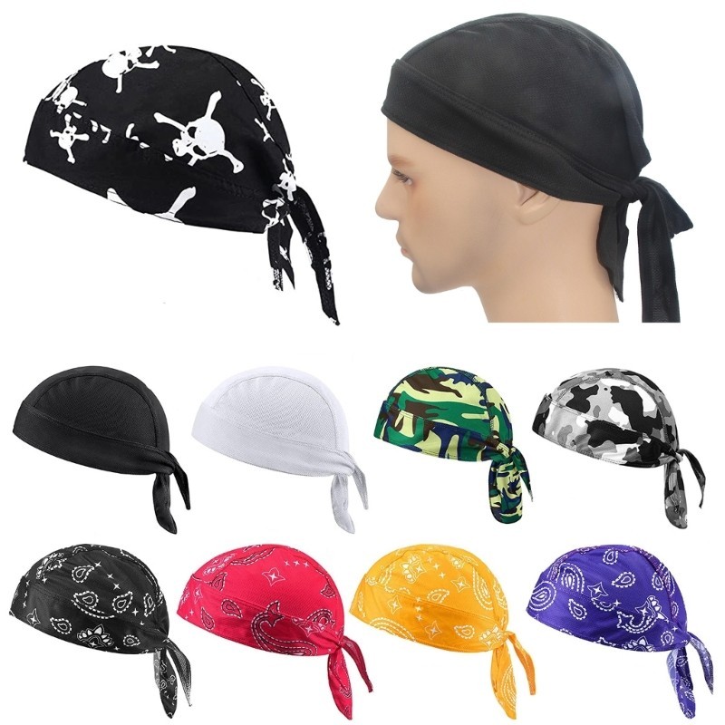 HO Pirate Headscarf Hat Street Cap วัยรุ่นเสื้อสวมหัว Hiphop หมวกกีฬากลางแจ้ง