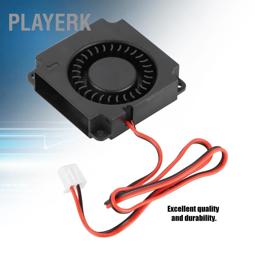 Playerk 12V 4010mm DC พัดลมโบลเวอร์พัดลม 2-Pin 3D เครื่องพิมพ์ชุดอุปกรณ์เสริม 40 มม.