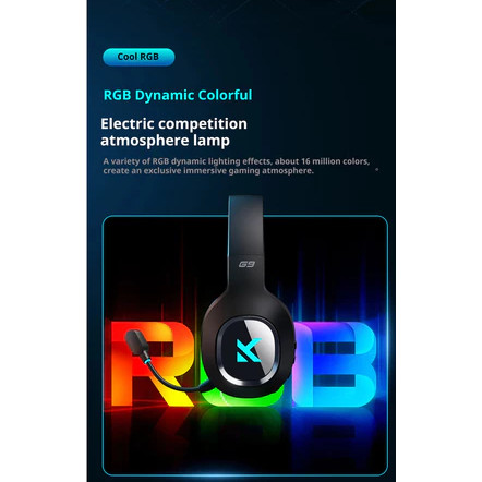 Mchose G9 Pro ชุดหูฟังไร้สาย Bluetooth สามโหมดพร้อมไมโครโฟน