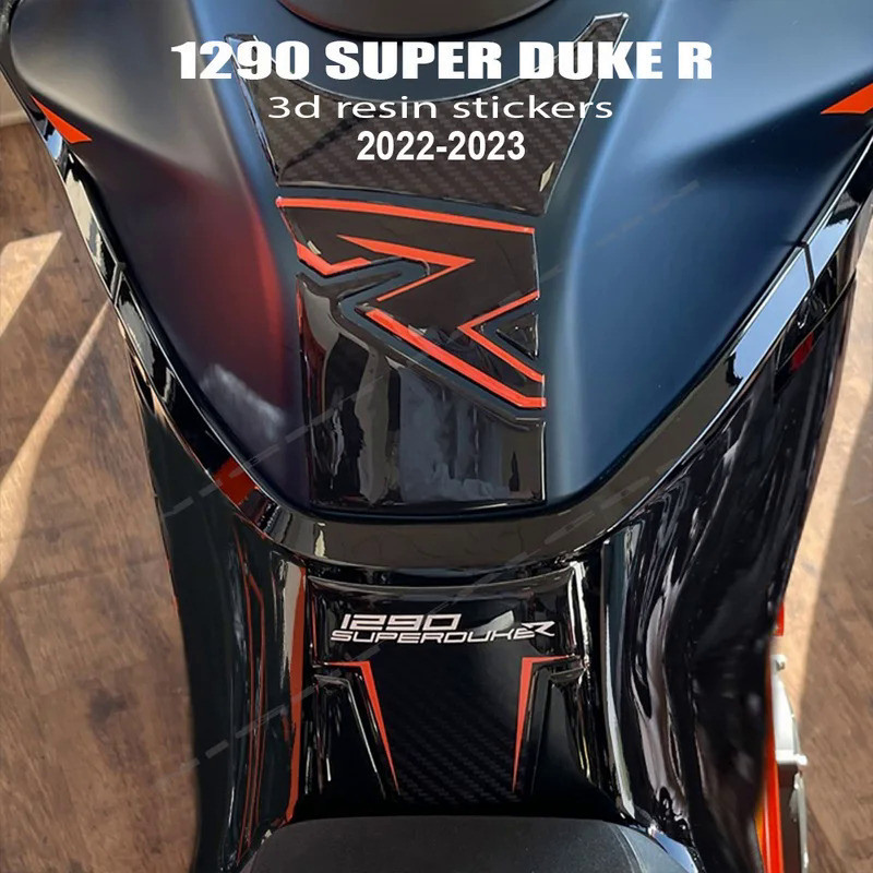 LS Super Duke R 1290 Sticker 3D Epoxy Resin Decal Tank Pad for KTM 1290 Super Duke R 2022 2023