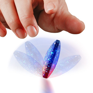 Flipo Flip Gems ปลายนิ้ว Gyro เดสก์ท็อปปล่อยพลังงานของเล่นคล…
