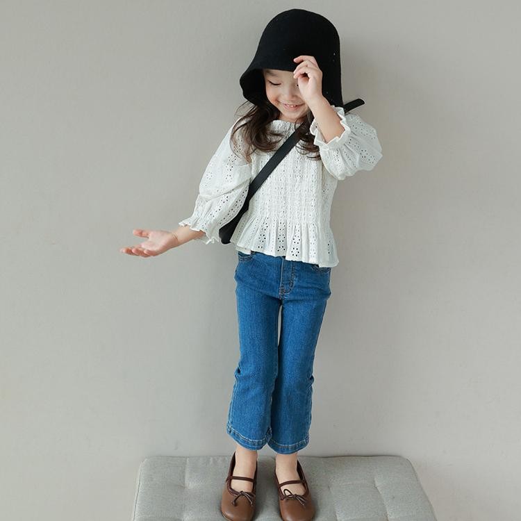 Hania kids พร้อมส่ง เสื้อถักไหมพรมเด็กผู้หญิง K3134443