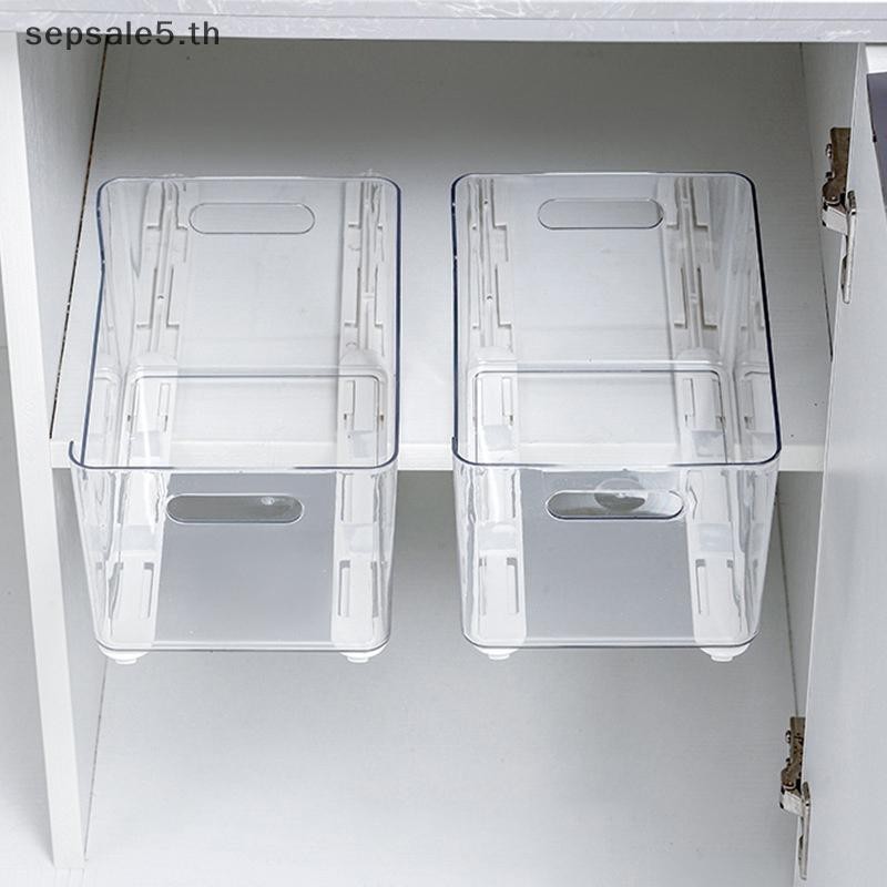[บ้าน] 2 ชิ้น/เซ็ตสีขาวสไลด์ลิ้นชักรางเลื่อนถังสําหรับห้องครัวห้องนอนตู้เสื้อผ้าสไลด์ดึงออกติดตามลิ้นชักตะกร้าดึงราง {ไทย} ราคา ถูกที่สุด ดีลบีเคเค