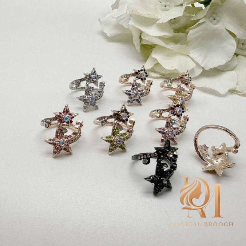 (KB3081) KOREA BROOCH RING TUDUNG