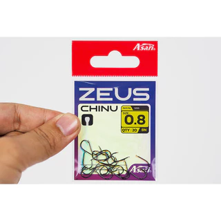 ตัวเบ็ด Asari Chinu Flat (20s) เบาคมพริ้ว