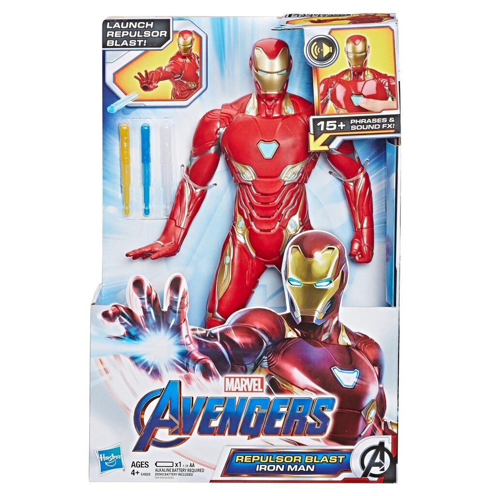 Hasbro Marvel Avengers : Endgame Repulsor Blast Iron Man 13-Inch Figure หุ่นโมเดลฟิกเกอร์ ไอรอนแมน ขนาด 13 นิ้ว ปล่อย...