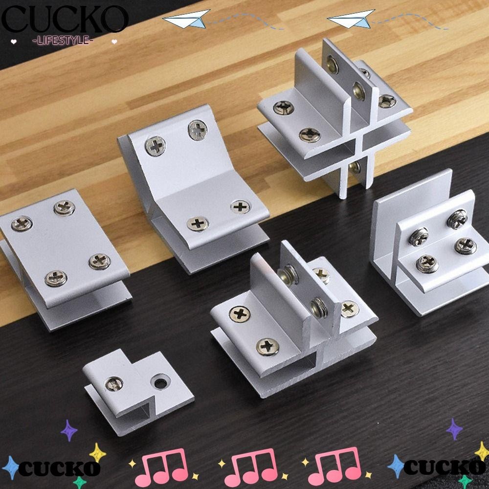 Cucko แคลมป์หนีบกระจก ชั้นวางของ ทนทาน สําหรับเฟอร์นิเจอร์ 6-12 มม.