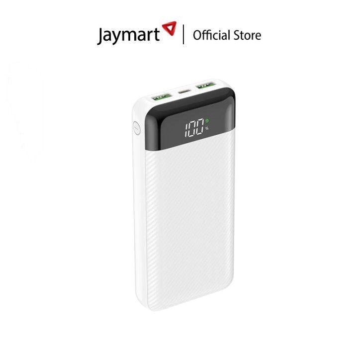 Veger Power Bank 20000 mAh 2 USB-A 22.5w, Type-C (Input Only) Display Screen P20PD (ของแท้) By Jayma