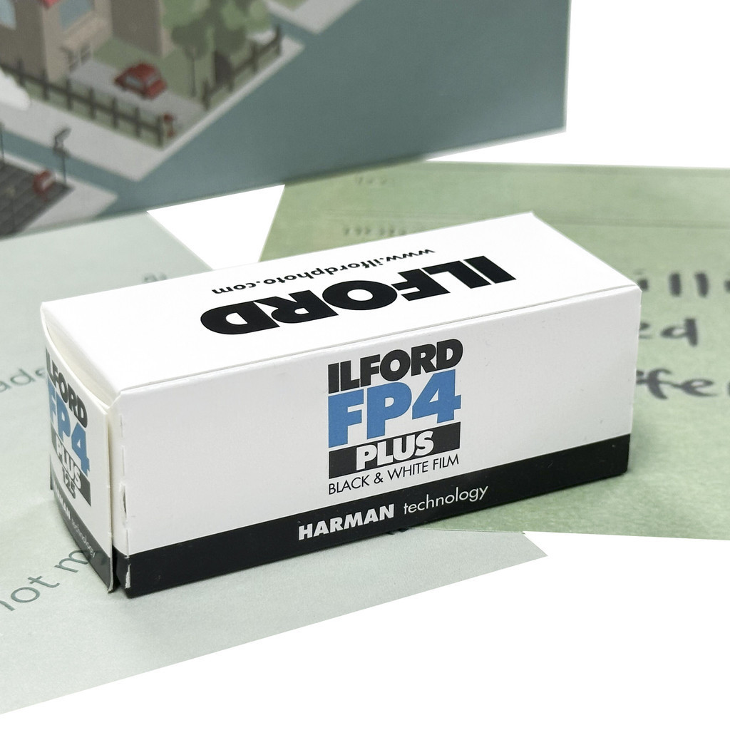 ILFORD FP4 PLUS 120 ฟิล์มลบขาวดํา