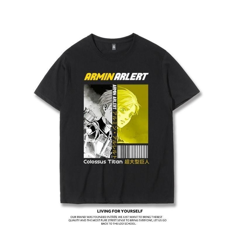 [TOYOO]attack on titanปีกแห่งเสรีภาพ，เสื้อยืดพิมพ์ลายovp รุ่นใหม่ล่าสุด ผ่าพิภพไททัน หลายสไตล์ อะนิเมะการ์ตูนรูปแบบ เสื้