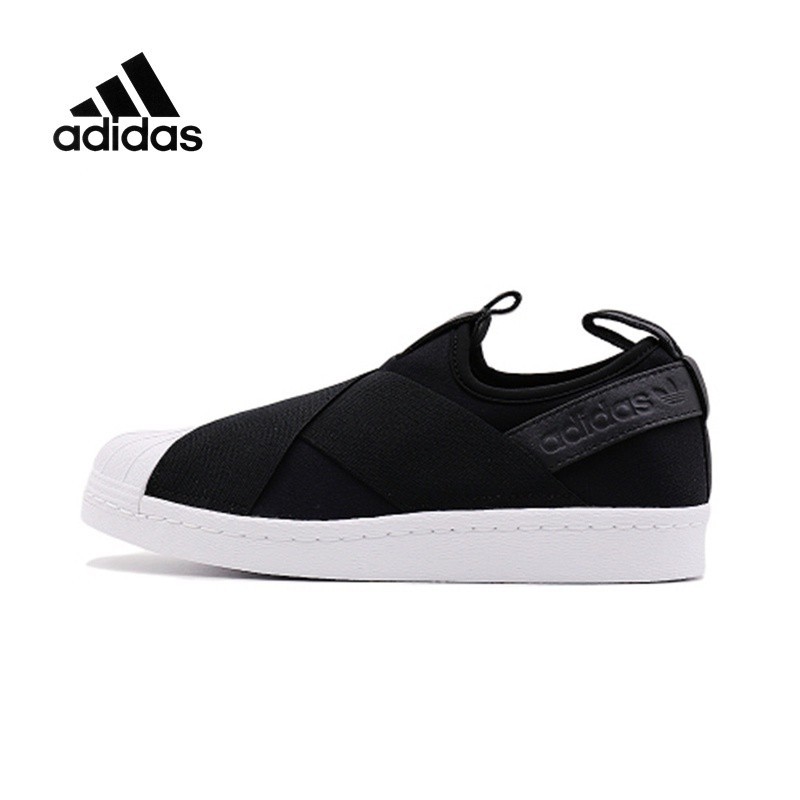 ♂☒〖OFFICIAL GENUINE〗 ADIDAS ORIGINALS SUPERSTAR SLIP-ON  Sneakers Skateboard Shoes S81337 WARRANTY 5 YEARS