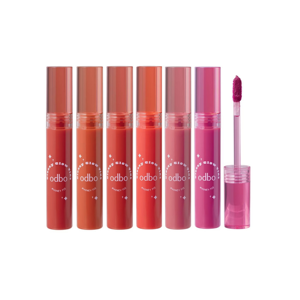 ODBO GLOSSY GLOW TINT LIP (OD5014) : โอดีบีโอ กลอสซี่ โกลว์ ทินท์ ลิปจุ่ม x 1 ชิ้น abcmall