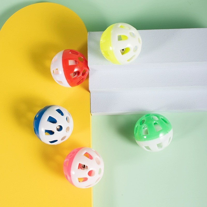 ของเล่นลูกบอลพลาสติกน่ารัก สําหรับสัตว์เลี้ยง สุนัข แมว - รูปที่ 7
