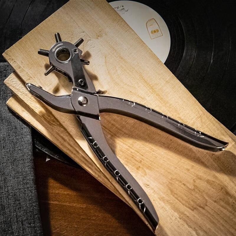 คีมเจาะรูเข็มขัด ปรับได้ 6 ขนาด ด้ามจัมโบ้ #I-0005 - รูปที่ 6