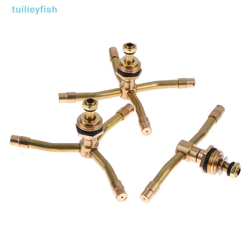 【tuilieyfish】แขน 2/3/4 360 1 ชิ้น°【IH】หัวฉีดสปริงเกลอร์ ทองเหลือง หมุนอัตโนมัติ สําหรับรดน้ําในสวน ส