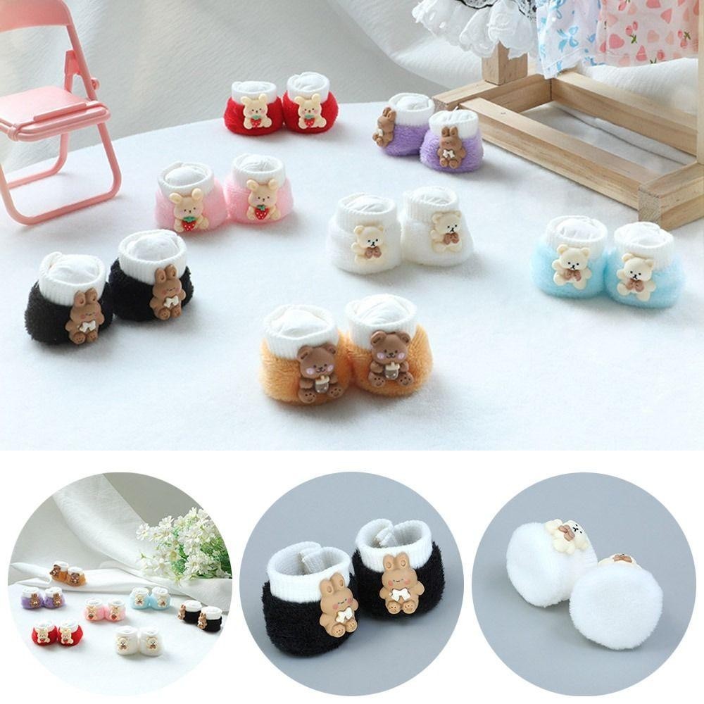 Solighter รองเท้าตุ๊กตากระต่ายน่ารัก ผ้าฝ้าย 7 แบบ 20 ซม. อุปกรณ์เสริม สําหรับตุ๊กตา - รูปที่ 2