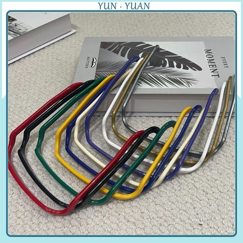 [YUNYUAN] ที่คาดผม แบบหนา ทรงสี่เหลี่ยม มองไม่เห็น สําหรับผู้หญิง