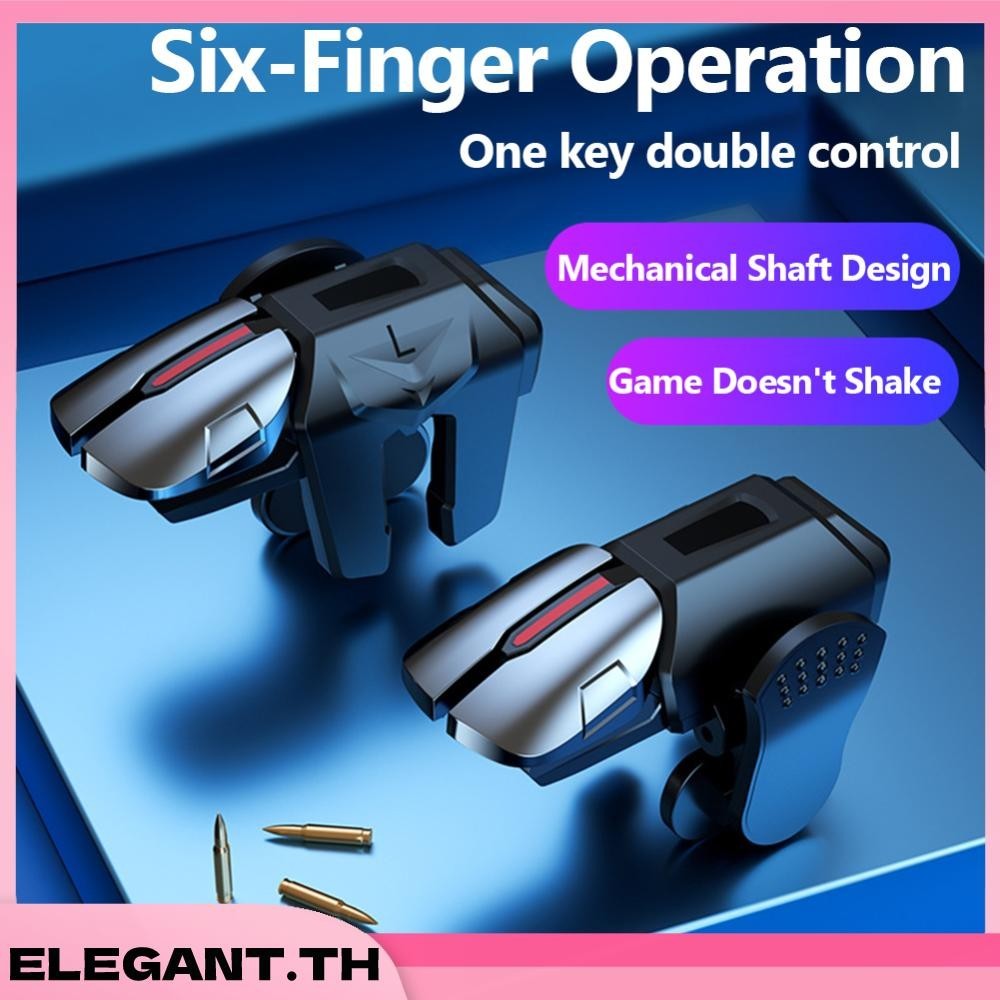 ทริกเกอร์เล่นเกม 6 นิ้ว 2 ชิ้น สําหรับโทรศัพท์มือถือ Ios Android