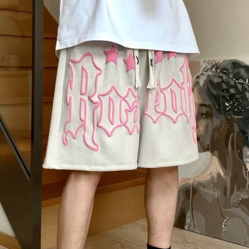 กางเกงวอร์มขาสั้น ขากว้าง ทรงหลวม ขนาดใหญ่ สไตล์อเมริกัน สําหรับผู้ชาย ไซซ์ M - 8XL