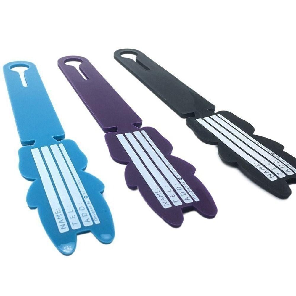 Backstagereat Travelกระเป๋าเดินทาง Tag, Cartoon Travel Accessories ป้ายห้อยกระเป๋า, Creative PVC
