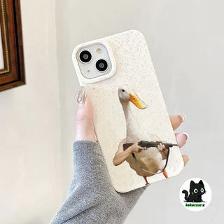 🔥GOOD CASE🔥สินค้า1บาท IPHONE11 14 13 12 15 Pro Max X XR XSMAX 14 7 Plus เคสโทรศัพท์มือถือการ์ตูนกันกระแทกไก่และเป็ดปลอม