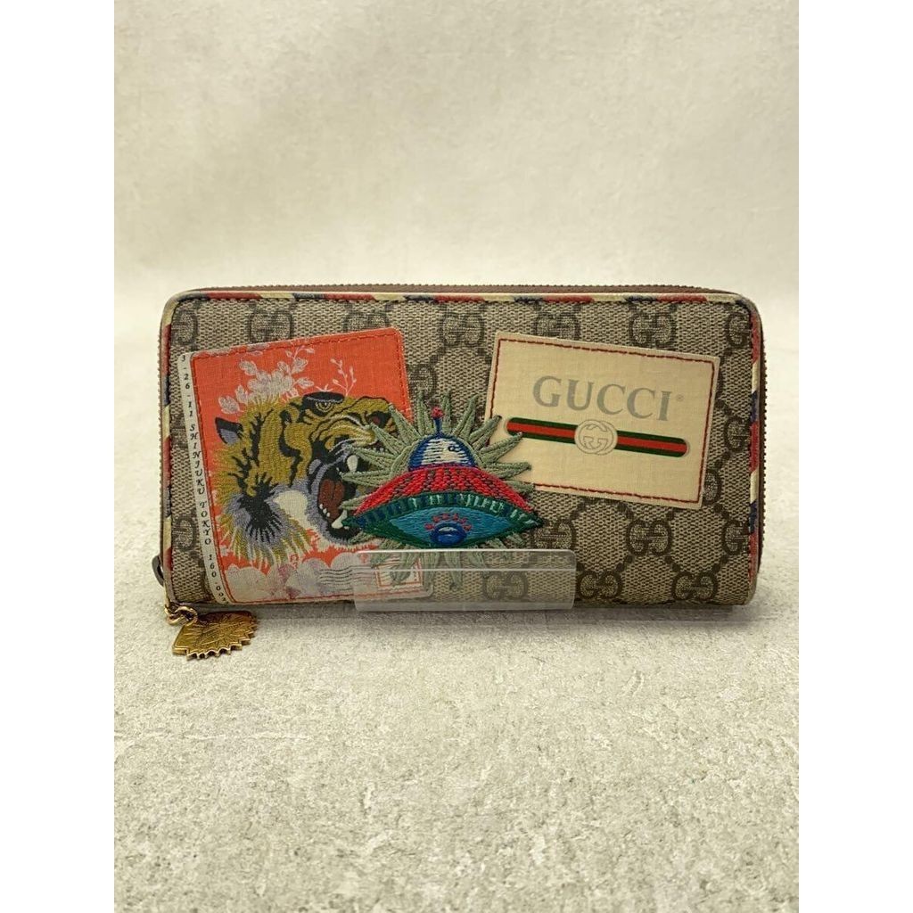 GUCCI Wallet GG Supreme Men Direct from Japan Secondhand