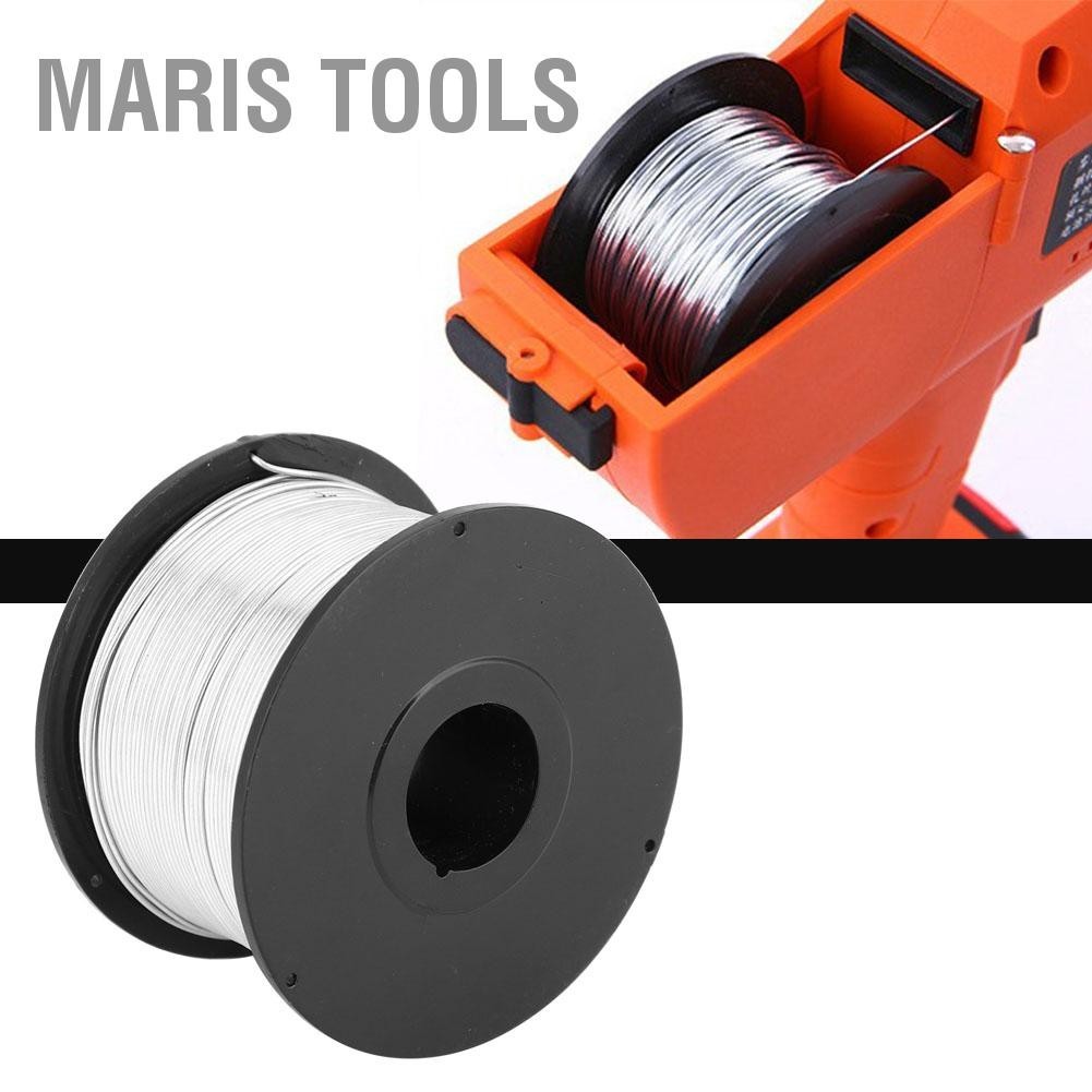Maris Tools ลวดผูกเหล็กเส้นเหล็ก 4 ชิ้น 110 ม. 0.8 มม. สำหรับเครื่องผูกเหล็กเส้นอัตโนมัติ