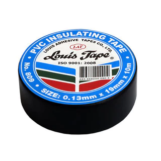 **ราคาต่อ 1 ม้วน** เทปพันสายไฟ Louis Tape กว้าง 19มม. ยาว 10เมตร ทนแรงดันไฟฟ้าได้ถึง 600 Volts OIL8448