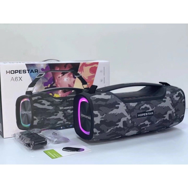 ลำโพงไร้สาย 🔥Hopestar A20 Pro/A6X ลำโพงบลูทู ธ เสียงดีเบสแน่นดังกระหมของแท้ 100% (แถมไมโครโฟน wirele