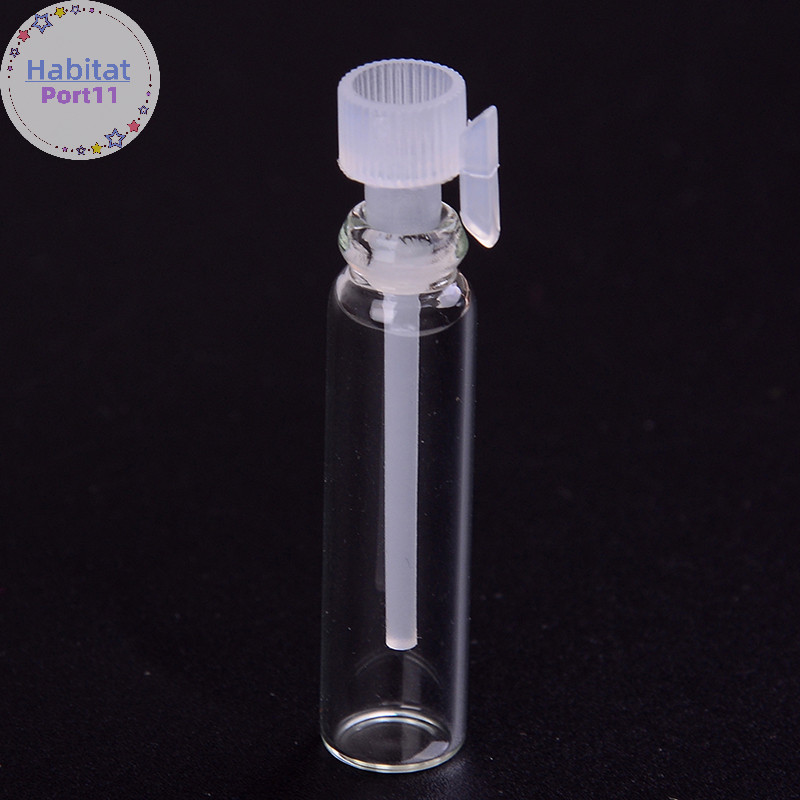 Habitatport 10/50ชิ ้ นมินิ 1ml ขวดแก ้ วขวดห ้ องปฏิบัติการเปล ่ าน ้ ํามัน th