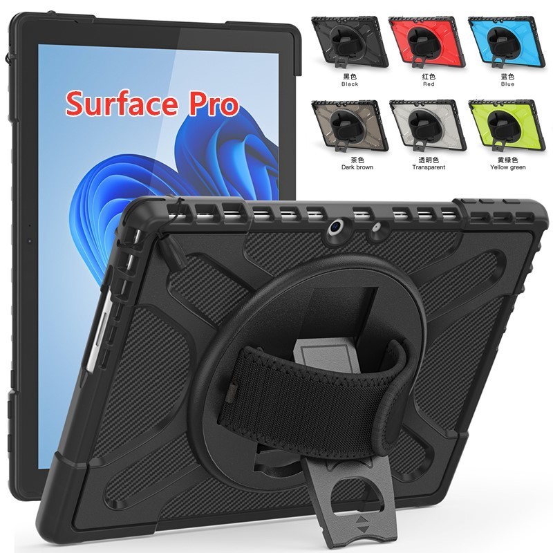 เคสมือถือ แบบนิ่ม หมุนได้ 360 องศา กันกระแทก สําหรับ Microsoft Surface Pro 9 5G Pro 10 2022 2024