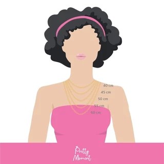 สร้อยเปล่า สแตนเลส Pretty Moment ขนาด 0.5 mm 1 mm 1.5 mm ไม่ดำ ไม่ลอก สีเงิน สีพิ้งโกล สีทอง แข็งแรง ทนทาน ปรับระดับ