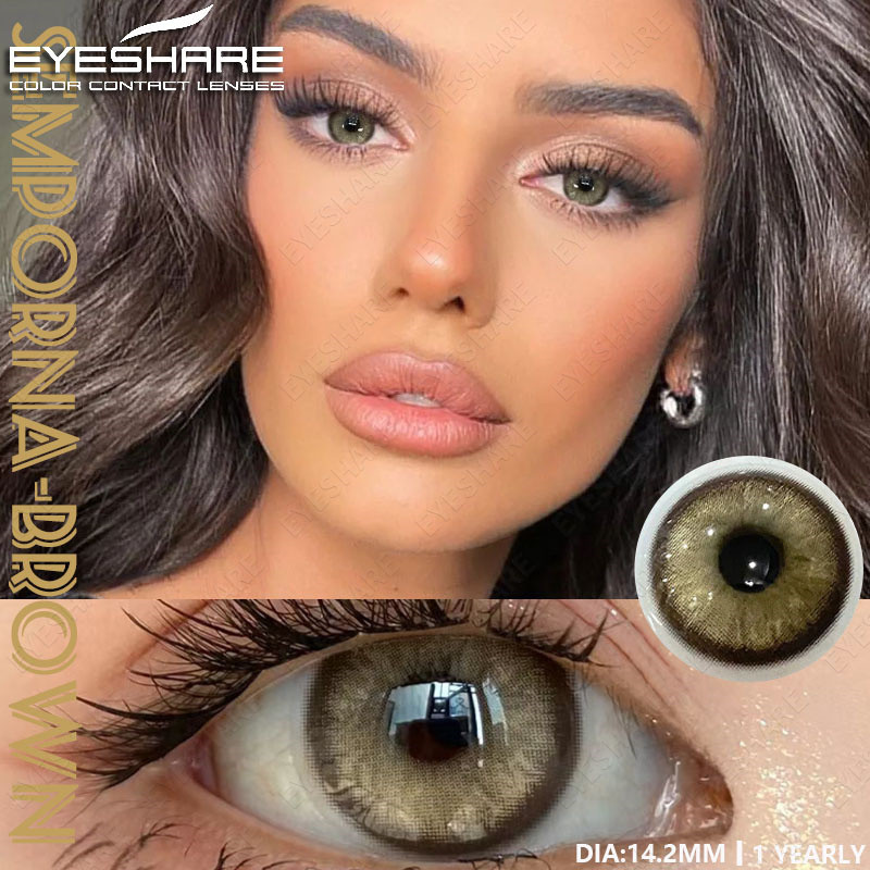 [จัดส่งจากประเทศไทย] Eyeshare คอนแทคเลนส์ สีแดง สําหรับดวงตา 1 คู่